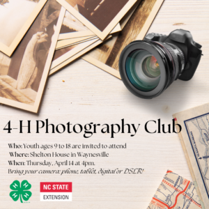 Cover photo for 4-H Photography Club Kick-Off Meeting