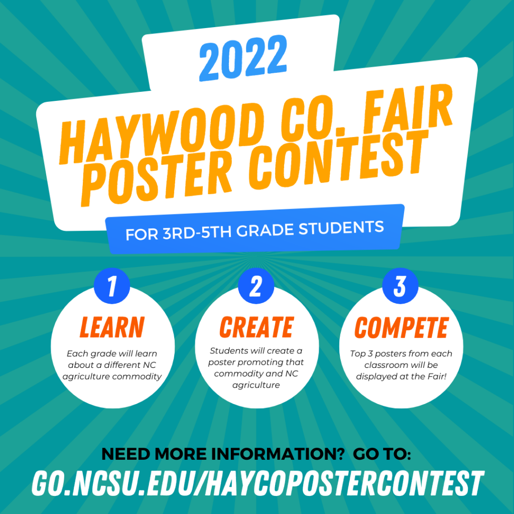 Information photo about the Haywood County Fair Poster Contest