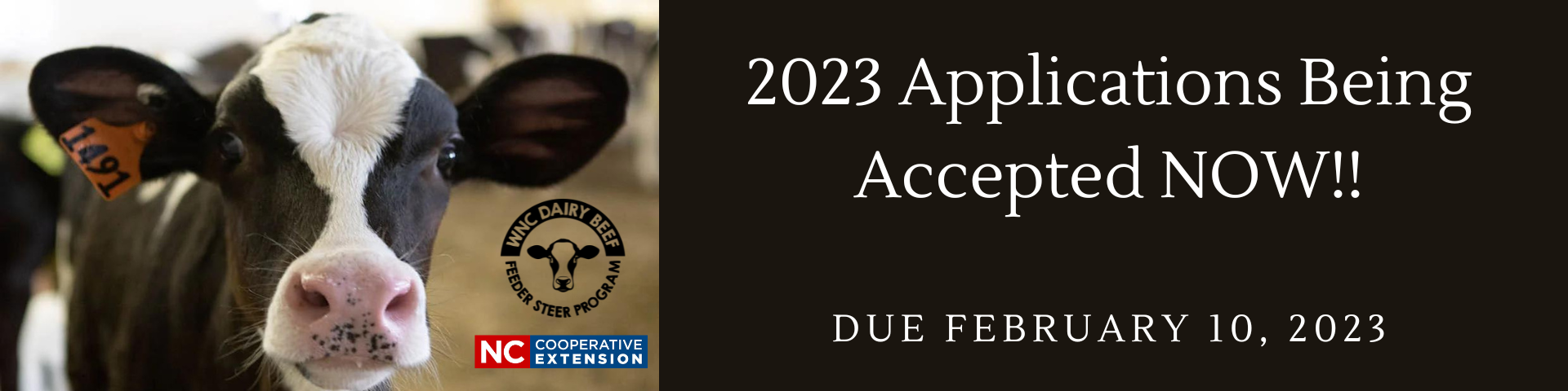 2023 Applications being accepted now! Due February 10, 2023
