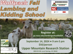 Cover photo for Fall Lambing and Kidding School